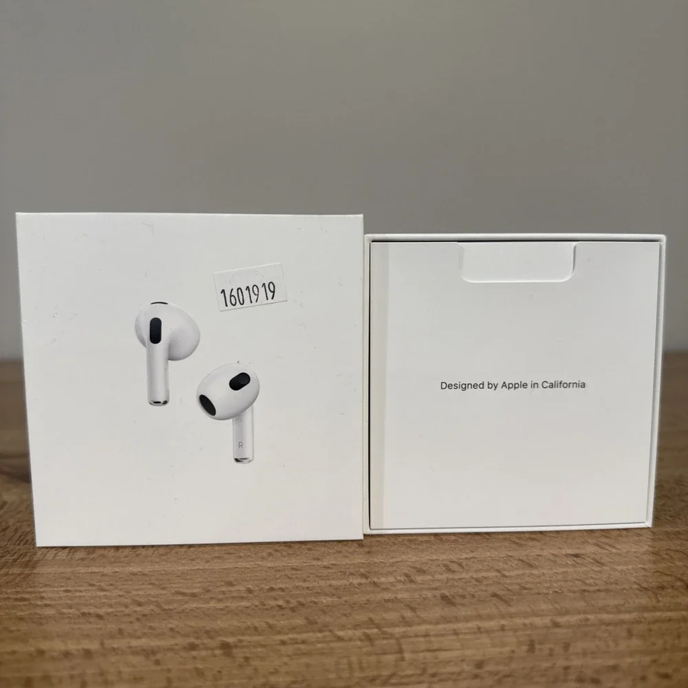 Apple AirPods 3rd Generation *BOX ONLY* For Replacement Or Storage White No Pods